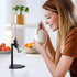 BESTOYARD 7.08 3.93 Inches Heart Shaped Desktop Tablet Stand, Valentine's Day Adjustable Metal Phone Holder for Desk