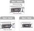 Bandmax Rainbow Bands Compatible with Fitbit Charge 3 Smartwatch, Durable Nylon Replacement Straps, Small
