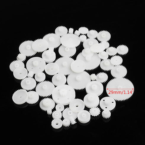 Oxxggkao 0.5 58 Module Gear, Styles, Single Gear, Spindle Design Small Motor Gear Accessory for Motor, Car, Robot