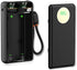FANSHINUO Set 2x21700 22.5W Set Power Banks Battery Case Shell Fast Charging Double Lights Digital Capacity Display