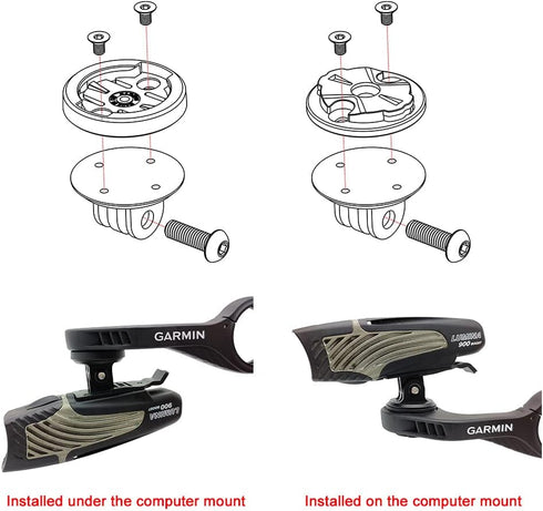 Interface Combo Adapter for Garmin Universal Flush Out Front Mount Quick Release Adapter Compatible with Camera or