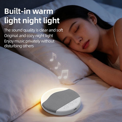 Generic Pillow Speaker for Sleeping, Portable Bluetooth Under Pillow Speaker with White Noise Timer Wireless Sleep Aid