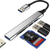 WASRUYI USB Hub TF SD Card Reader Adapter (5in1) 3.0 Port Accessorie Laptop