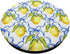 Bow Print Ribbon Blue Coquette Aesthetic Lemon Summer Fruit PopSockets Standard PopGrip