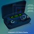 Acuvar Fully Wireless Bluetooth 5.0 Waterproof Earbud Headphones with Microphone and 100+ Hrs Playtime Case (Navy)