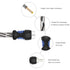 R1F2M 99.99% 1 2 1ft 2 Pack RECOIL Oxygen Free Copper Female to Male RCA Y Adapter Car Audio Splitter Connectors