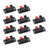 uxcell 2 Way Spring Speaker Terminal Clip Push Release Connector Cable Terminals Strip Block 10Pcs