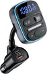 LENCENT Bluetooth FM Transmitter PD 30W, Bluetooth Car Adapter with QC3.0 Fast Charger, Hi-Fi Bass Music, Wireless