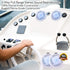 Pyle Marine Speakers - 5.25 Inch 2 Way Waterproof Outdoor Audio System with LED Lights, 180 Watt Power - 1 Pair