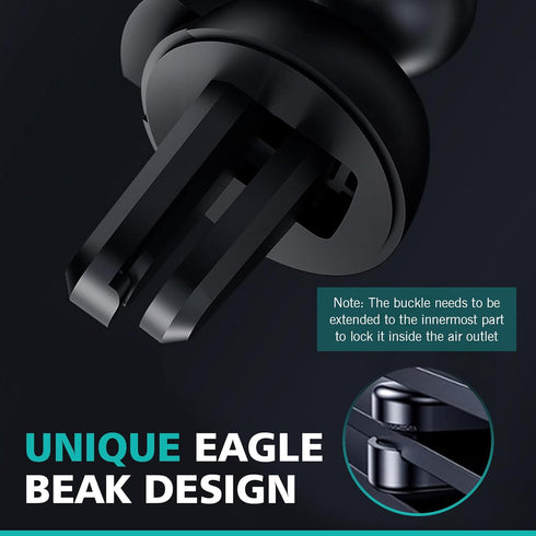 Dogary 1 PC Car Vent Phone Holder, Car Navigation Retractable Phone Holder, with Hawk'S Beak Clip, Anti-Shake