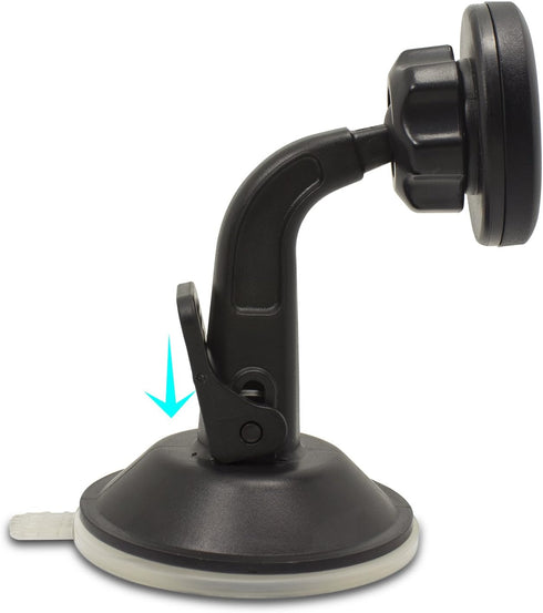 TechMatte Car Phone Mount Magnetic-Dashboard Mounted Car Phone Holder-Universal Smartphone Compatibility with Strong