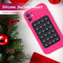 PKYAA Silicone Suction Phone Case Mount, Adhesive Accessory for Smartphones, Hands-Free Mirror Holder, Black