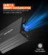 DrimMek 400W 12V 110V 65W 24W Car Power Inverter - Dual DC to AC Car Plug Adapter Outlets, Fast Charging USB C & Port