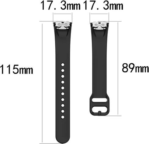 Soft Silicone Sport Fitness Strap Replacement for Samsung Galaxy Fit SM-R370 Smartwatch