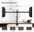 BONTEC Dual Monitor Desk Mount, Monitor Stand for 13 27 Inch LCD LED 2 Monitors, Ergonomic Full Motion Heavy Duty