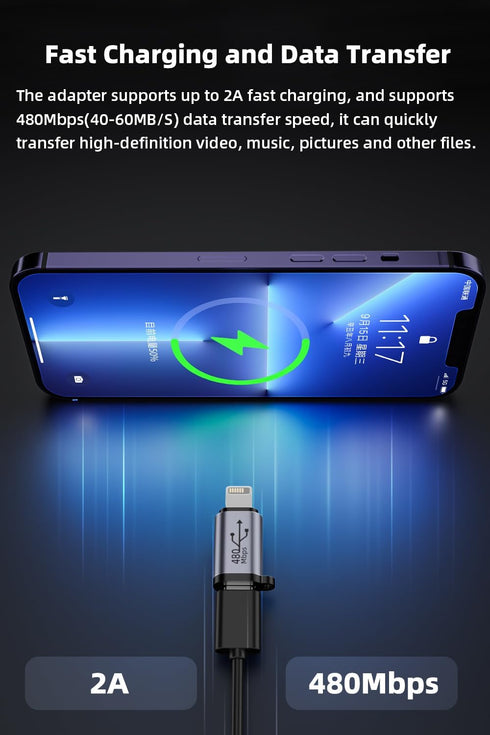 USB C/Lightning to Micro USB Adapter, Type C/Micro USB Female to Lightning Male Converter, 8 Pack Micro USB/Lighting to