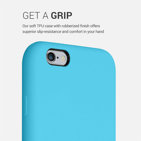 kwmobile TPU Silicone Case for Apple iPhone 6 / 6S - Soft Finish Phone Cover - Ocean Blue