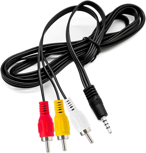Love Your 10FT 3.5mm TRRS to 3 RCA Stereo Audio Video AUX
