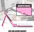Portable Bluetooth Keyboard with Leather Case Cover for 4.5''-6.8'' iOS, Android and Windows Smart Phones