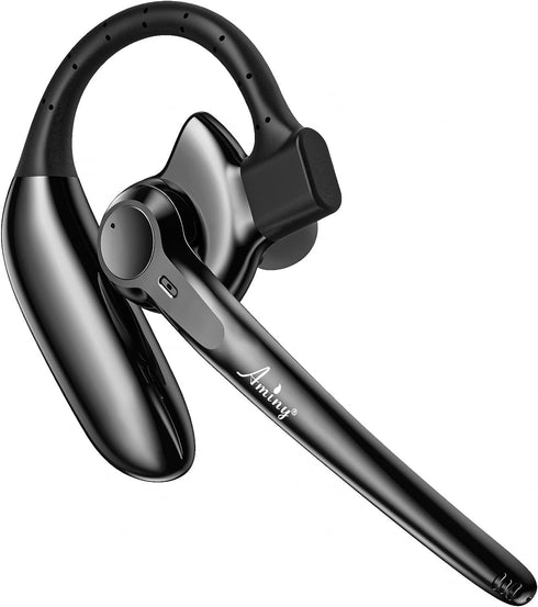 Wireless Bluetooth Headset with Microphone, 30 Hrs Talking Time, V5.3 AI Noise Cancelling Earphones for Office Home