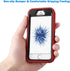 Jelanry for iPhone 5/5S/SE 1st Generation Case, Heavy Duty Rugged Shockproof Dual Layer Protective Shell, Red
