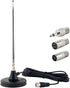 Kaunosta FM Antenna for Stereo Receiver Indoor, Telescopic FM Radio Antenna Heavy-Duty Magnetic