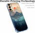 Sunset Nature Landscape Case for Samsung Galaxy S23,Wilderness Night Art Painting Pattern Case,Soft TPU Full Cover Case for Galaxy S23