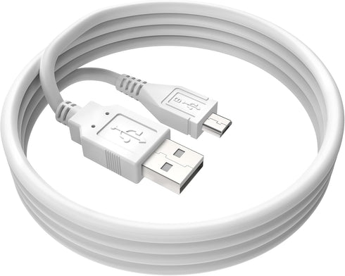 Beudsa ChargN 3.3ft RP-PB063 1000A 14000mAh RPPB063 White Micro USB Charging Cable PC Laptop Charger Power Cord