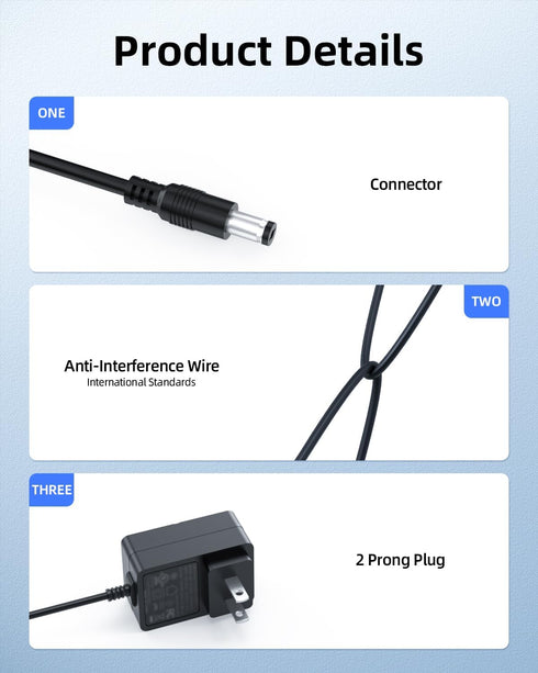 Power Charger for TINECO A11 A10 Hero Master Dash, Floor ONE S5 S3, IFLOOR 3 Series, Pure ONE X 26V Vacuum Cleaner