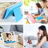 Cell Phone Stand 2 Pack, Portable Holder for Desk, Kitchen, Travel, Mobile Holder for iPhone & All Smartphones - Black