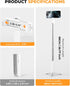 SupeDesk Selfie Stick for iPhone, Selfie Stick Tripod with Wireless Remote, Foldable & Portable Phone Tripod Stand