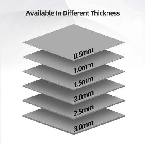 Thermal Pad 14.8 W/mK, 120x120x2.5mm Silicone Non-Conductive Cooling Pad for Laptop Heatsink/SSD/CPU/IC/LED