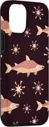 Ocean Salmon Ice Fish 12/12 iPhone Pro Cute Salmon Fish Pattern Case