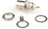 BNC Female Panel Mount Connector, 25 Pcs BNC Chassis Female Nut Bulkhead RF Connector for Coaxial Cable
