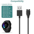 Kissmart Charger for Garmin Venu Sq 2/2/2 Plus/2S/3/3S - Charging Cable Cord with Green Anti Dust Plug (2Pack, 3.3ft)