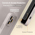 AOTESIER iPhone 14 Pro Max Case, 6.7" Silicone, Shockproof, Anti-Scratch, Stronger Camera Protection + 2 Screen
