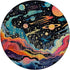 Space Galaxy Universe & Cosmic Stars Gouache Art PopSockets Standard PopGrip