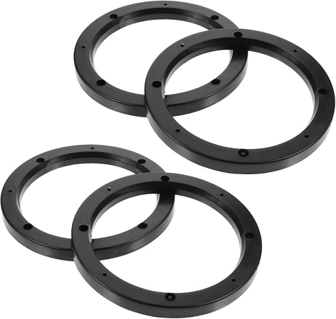 Wakauto 4 Pairs 6.5 inch Car Speaker Spacer Adapter Stackable Plastic Mount Bracket Ring
