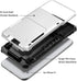 Vofolen Protective Wallet Case for iPhone 11, 4-Card Holder Flip Door Anti-Scratch Dual Layer Cover (White)