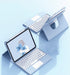 GOOVEN Keyboard Cover for iPad 10th Generation 10.9 Inch/iPad 10, with Touchpad, 360° Rotating Stand, Magnet Detachable