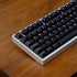 114 Keys PBT Doubleshot WOB Keycaps Cherry Profile Black Keycap Set for 61/64/87 Cherry MX Switches Mechanical Keyboard
