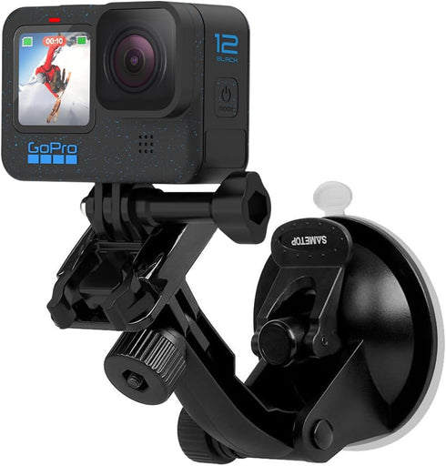 Sametop Suction Cup Mount Compatible with GoPro Hero Cameras - Perfect for Car Windshield