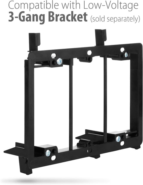 Fosmon HD8006 3-Gang 7.1 Surround Distribution Wall Plate for Home Theater, Gold Plated Copper