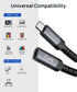 JSAUX USB C Extension Cable 1M/3.3FT, USB 3.2 Extender Cord Male to Female, 100W/5A Fast Charging, 10Gbps Sync Transfer