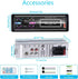 LSLYA MP3 Single Din Car Audio System with APP Control Player for Car Stereo Radio Support Bluetooth