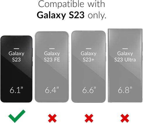 Crave Dual Guard Case for Samsung Galaxy S23, Shockproof Dual Layer Protection - Forest Green