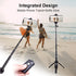 Tripod Monopod Selfie Stick 40 Inch with Wireless Remote Control, Phone Clip Holder for iPhone 15/14/13/12/11 Pro Max,