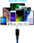 cugunu USB C to Lightning Cable 5 Pack 3/3/6/6/10FT, MFi Certified Power Delivery Fast Charging Cord for iPhone