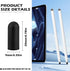 20Pcs Replacement Tips Silicone Rubber Touch Screen Pens Tips for Touch Pen (9 * 20mm)