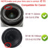D3500 Lens Cap (55mm) for Nikon D3500 D7500 with AF-P 18-55mm Lens, Compatible with Sony FE 28-70mm Lens